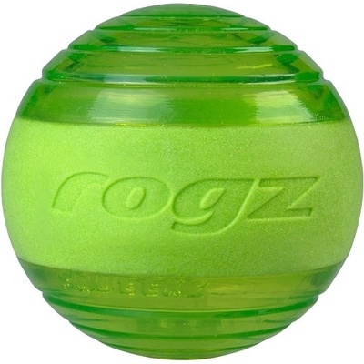 Rogz Squeekz loptička pre psy zelená 6,4 cm