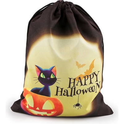 Prima-obchod Dárkový pytlík Halloween 17x23 cm, barva 2 černá