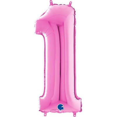 UNIQUE Nafukovacie číslice Fuchsia 66 cm 26 1
