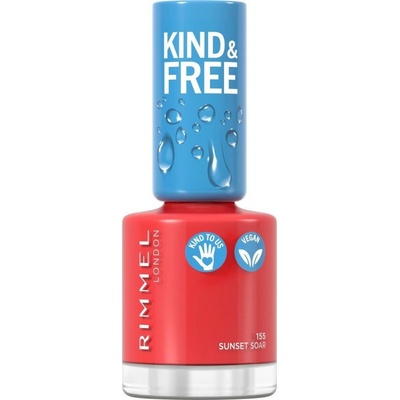 Rimmel London Kind & Free lak na nehty 155 Sunset Soar 8 ml