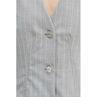 Moschino Jeans Елек с вълна Moschino Jeans в сиво с едно копче A1001 8725 (1001.8725)