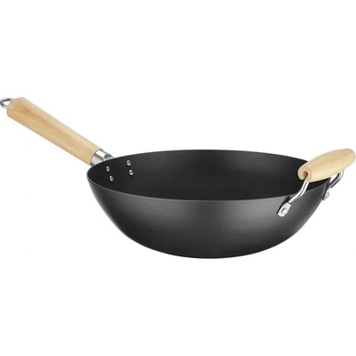 Hendi Panvica WOK 324 mm drevená rukoväť 627907