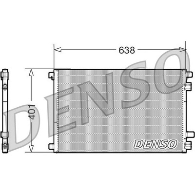 Kondenzátor, klimatizace DENSO DCN23012