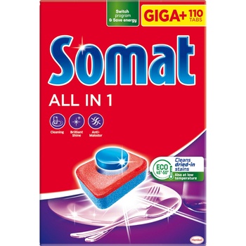 Somat All in 1 Extra tablety do myčky 110 ks