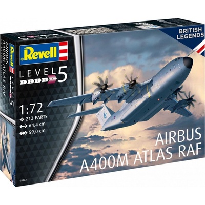 Revell Atlas Airbus A400M RAF Plastic ModelKit letadlo 03822 1:72