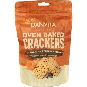 DANVITA крекери със семена и чедър 100 г