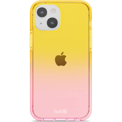 Holdit Гръб Holdit Seethru Case за iPhone 14/13- Bright Pink/Orange Juice