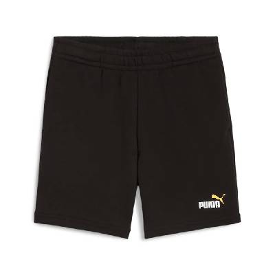 Къси панталони Puma Ess 2 Color Nº1 Logo sweat shorts - Black (Black / Sunny Yellow)