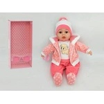 Mádara Doll baby 45cm with pacifier with sound in box 543195-560222 Adar