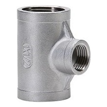 sferaco T-kus redukovaný 3/8" x 1/4" x 3/8" AISI 316 Tmax 220°C INOX1570R.010.008