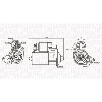 Startér MAGNETI MARELLI 063721062010