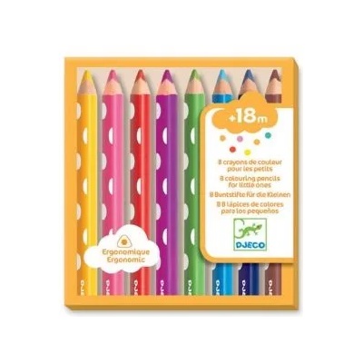 DJECO - Цветни моливи за най-малките (DJ09004)