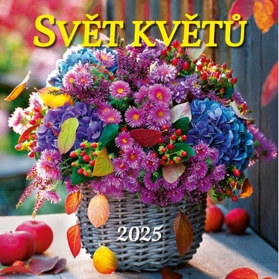 Svět květů nástěnný 33 x 33 cm 2025