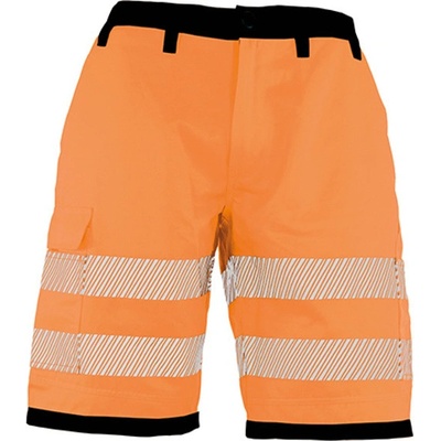 Korntex reflexné pracovné šortky KX1006 Signal Orange