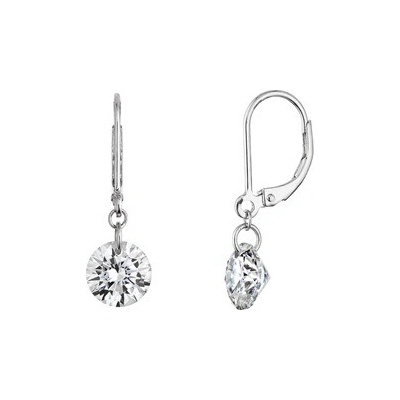 EVOLUTION GROUP CZ Stříbrné náušnice VIKA, moissanite 4ct VIKA 11M00011