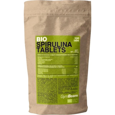 GymBeam Bio Spirulina Tablets [500 Таблетки]