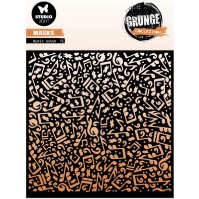 Studio Light Šablona Grunge", 15x15 cm Noty – Zboží Dáma