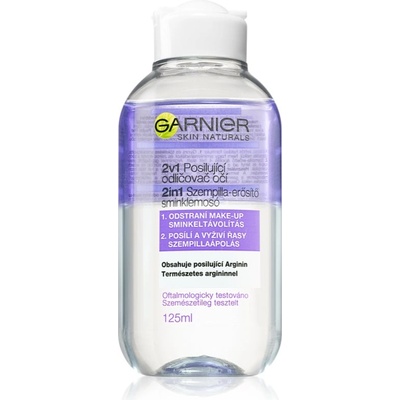 Garnier Skin Naturals подсилващ продукт за почистване на грим от околоочната зона 2 в 1 125ml