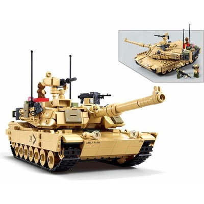 Sluban B1365 Bojový tank M1A2 Abrams TUSK II 2v1