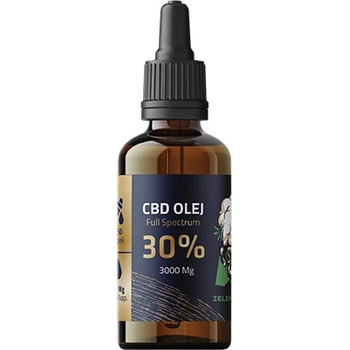 Zelená bába CBD olej 30 % 10 ml