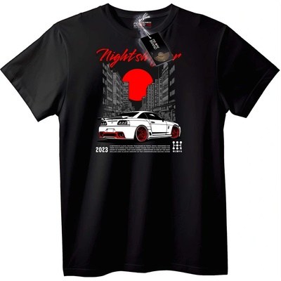 NOONEBRAND Тениска Nights Racing 2023 - 5XL, Black