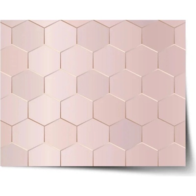 Sablio Plagát Rose gold - 60x40 cm