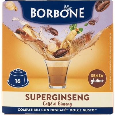 Borbone caffé čaj so ženšenom apsule dolce gusto 16 ks