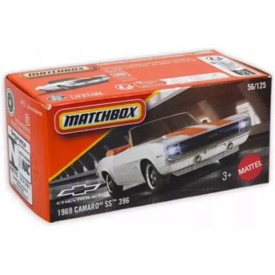 Mattel Matchbox: Мини количка в картонена кутия 1969 Camaro SS 396 (JHR53)