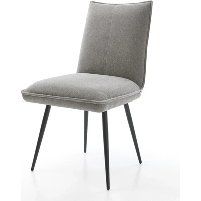 Delife Lelio-Flex strukturovaná látka Měkký šedá zúžená černá taštičkové pružiny