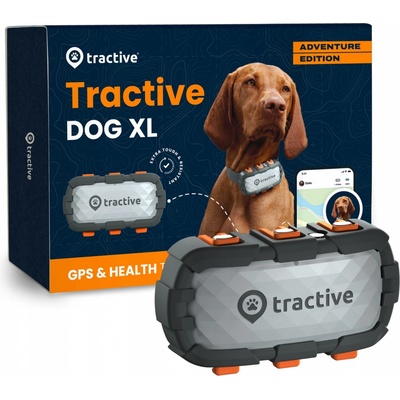Tractive DOG XL – Adventure Edition (TRDOG4XLRUG) šedý