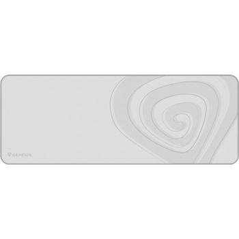 Genesis herní podložka pod myš CARBON 400 XXL LOGO 800X300mm, bílá