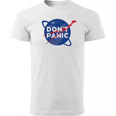 Grooters pánské tričko Stopařův Průvodce po Galaxii Don´t Panic