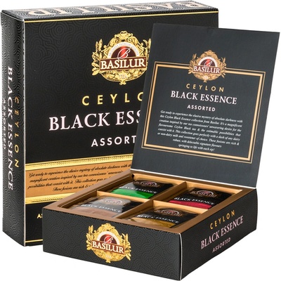Basilur Black Essence Assorted přebal černý čaj 40 gastro sáčků
