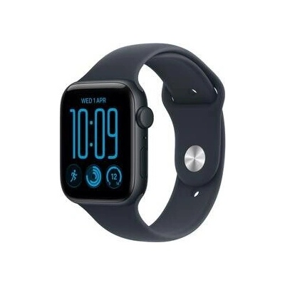 Apple Watch SE 3 GPS 40 mm temne atramentový hliník, námornícky modrý športový remienok - M/L MJL14WF/A