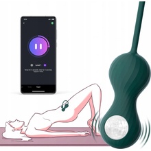 Magic Motion Crystal Duo Smart Kegel Vibrator with Weight Set