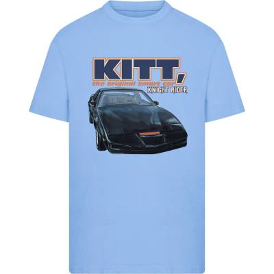 MERCHCODE Тениска Knight Rider KITT Tee horizon blue XXLUB-MC1555-04345 - Черен, размер L