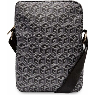 GUESS Дизайнерска чанта с презрамка за таблети до 10 инча - Guess PU G Cube Tablet Bag 10 (черен) (GUTB10HGCFSEK)