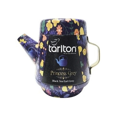 Tarlton Tea Pot Princess Grey Black plech 100 g