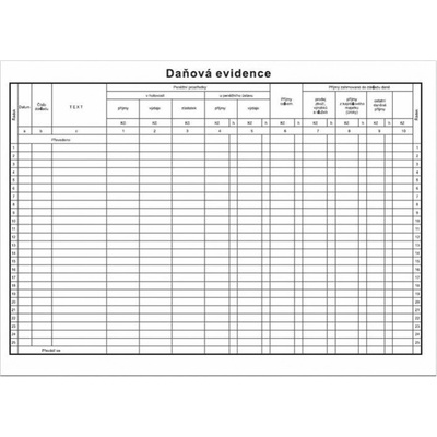 MSK 140 Daňová evidence pro neplátce DPH – Sleviste.cz