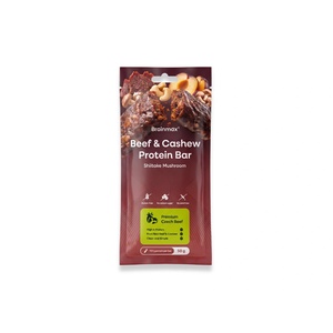 BrainMax Pure BrainMax® Beef & Cashew Protein Bar, Shiitake Mushroom, 50 g