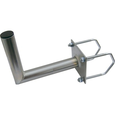 Anténní držák 50cm na balkon na hranaté zábradlí, trubka 42/2mm, výška 16cm – Zboží Živě