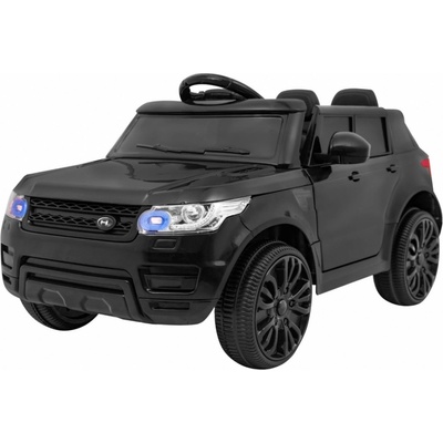 Majlo Toys Detské elektrické autíčko Land Rapid čierne