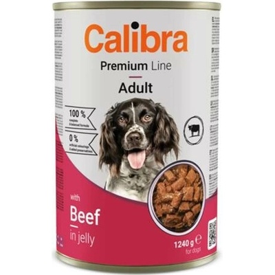 Calibra Dog Adult Hovädzie v želé 1240 g