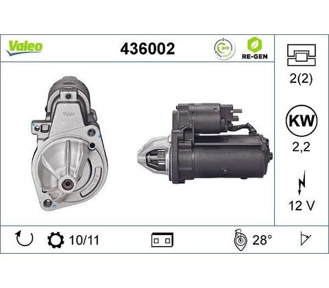 Startér VALEO 436002