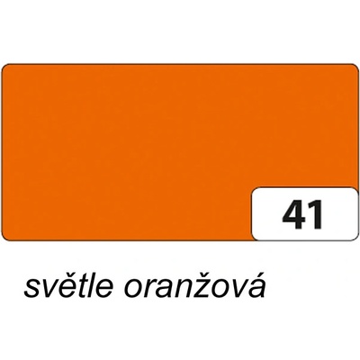 Folia Bringmann Barevný papír 130g 1 list A4 Světle oranžová