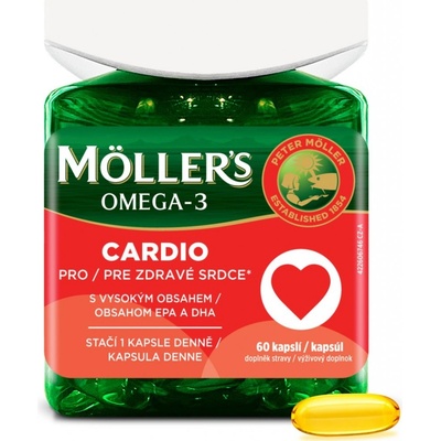 Mollers Omega-3 Cardio 60 kapslí