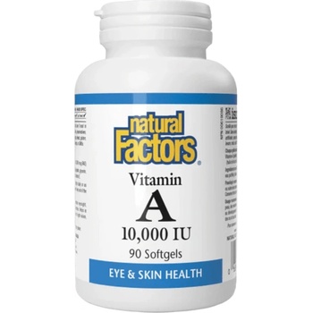 Natural Factors Vitamin A 10, 000 IU, 90 Softgels