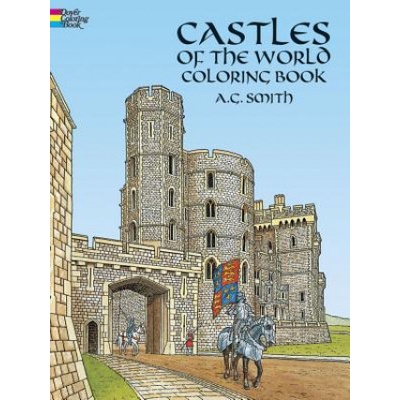Castles of the World Colouring Book | A. G. Smith