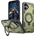 HQWear Hybrid Armor Trendy Case с MagSafe за iPhone 16 Plus - зелен (Hybrid Armor Trendy color matching MagSafe iPhone 16 Plus olive green)