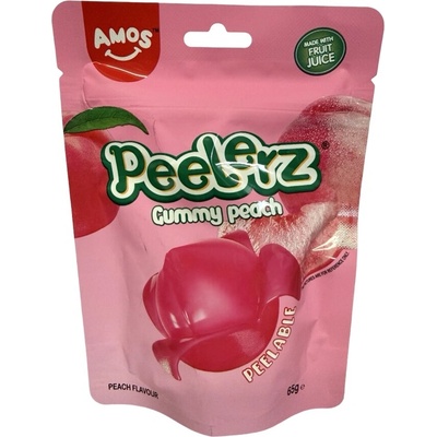 Amos Peelerz Gummy Peach 65 g